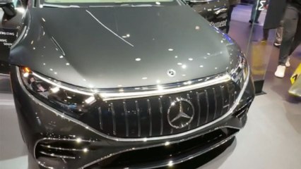 Mercedes-AMG makes an ELECTRIFYING statement at CES 2023 with luxurious EQS electric car