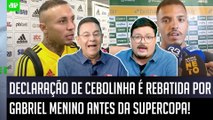 MIMIMI? FALA de Cebolinha antes de Palmeiras x Flamengo é REBATIDA por Gabriel Menino e GERA DEBATE!