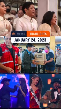 Rappler's highlights: Marcos and Liza, Erwin Tulfo, Catriona and Ne-Yo | January 24, 2023 | The wRap