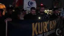 İsveç'te Kur'an-ı Kerim'in yakılması protesto edildi