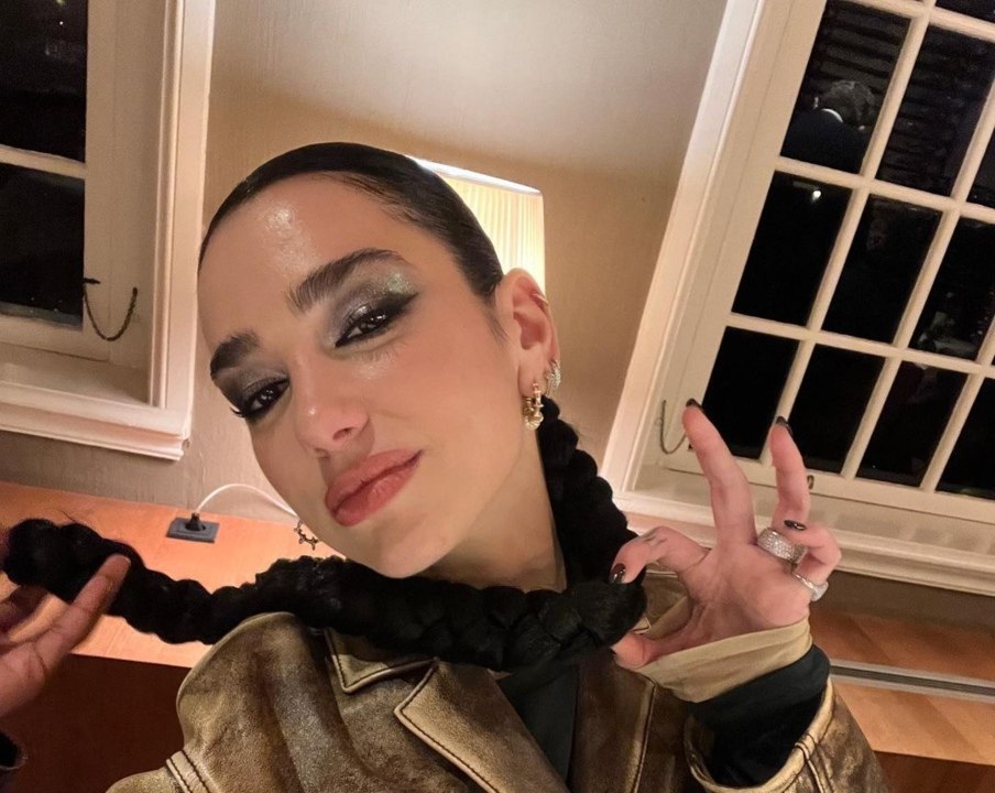 Dua Lipa Paired Her Butt-Length Braid with a '9...