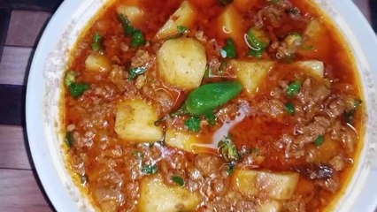 Aloo Keema Recipe by I like food