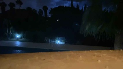 Vídeo del granizo cayendo en Benalmádena (Málaga).