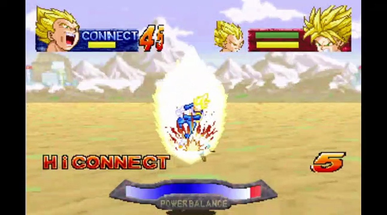 Dragon Ball Z: The Legend PSOne - Vegeta SS VS Trunks RJ ANDA #dragonballgameplay #dbz #retrogames