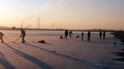 Skaters take to Whittlesey Washes