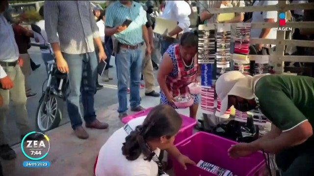 Desalojan a ambulantes del Centro Histórico de Campeche