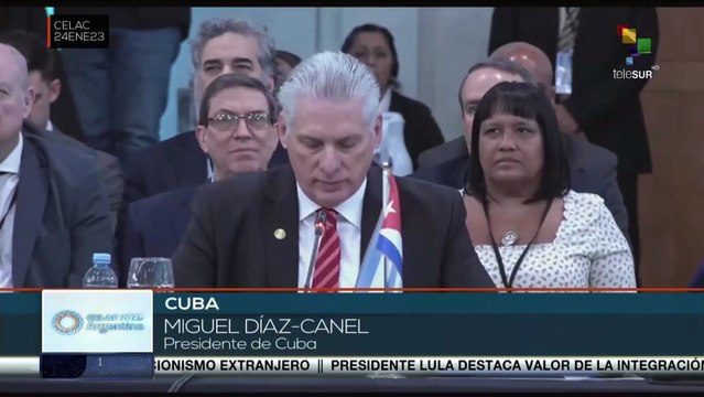 Cuba exige en la Celac cese de medidas coercitivas y bloqueos económicos