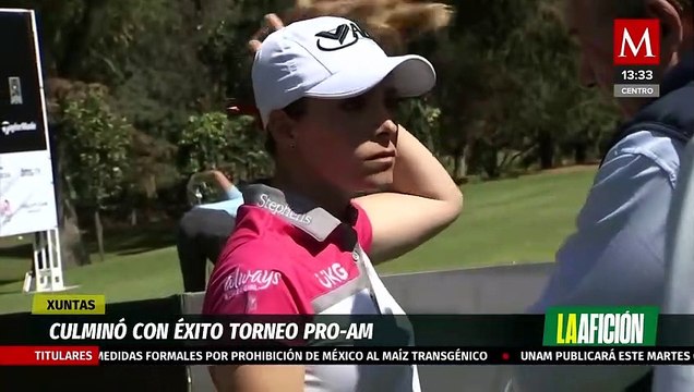 Culmina con éxito torneo ProAm Xuntas; busca apoyar golfistas emergentes