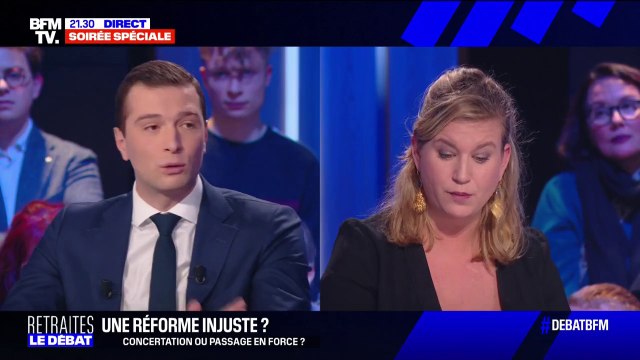 Vous avez voté pour qui au second tour de l'élection présidentielle? : l'échange tendu entre Jordan Bardella et Mathilde Panot