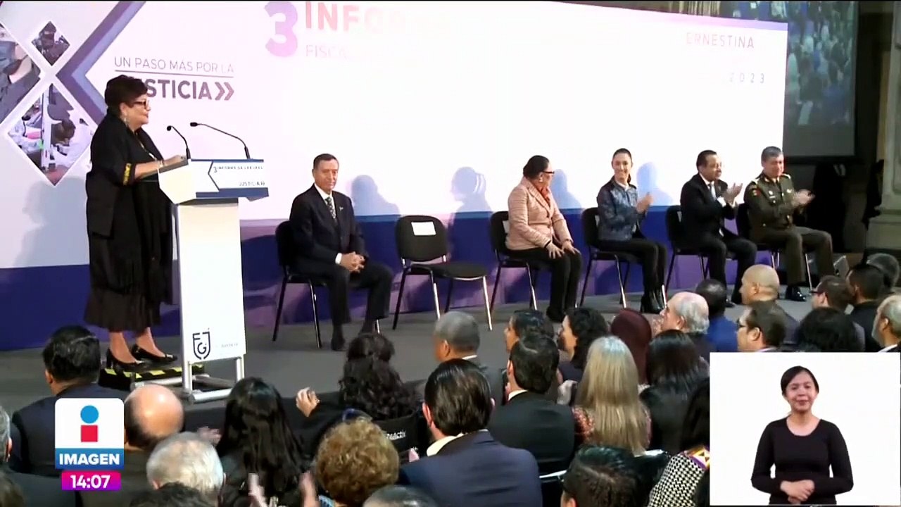 Ernestina Godoy, fiscal de la CDMX, rinde su tercer informe de labores