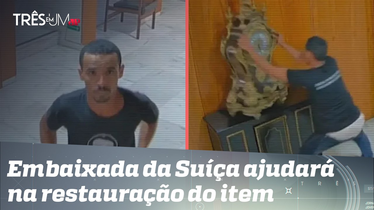 PF cumpre mandado de busca e apreensão na casa de homem que destruiu relógio de Dom João VI