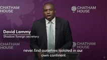 A Labour government would ‘fix the bad Tory Brexit deal’, says David Lammy