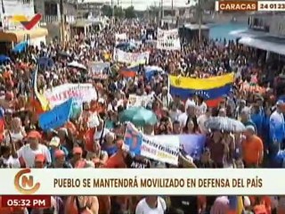 Venezolanos rechazan bloqueo económico y medidas unilaterales contra el país
