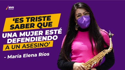 Una mujer defiende al agresor de María Elena Ríos