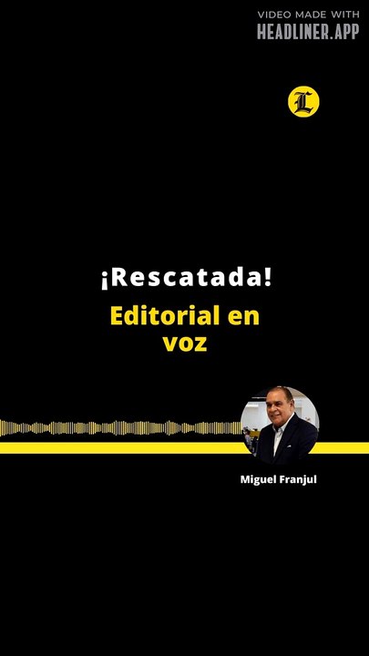 EDITORIAL ¡RESCATADA!
