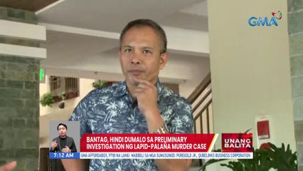 Bantag, hindi dumalo sa preliminary investigation ng Lapid-Palaña murder case | UB