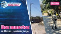 Dos muertos en diferentes colonias de Jiutepec, esto y mucho más en Diario de Morelos Informa