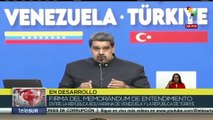 Pdte. Nicolás Maduro ratificó las grandes metas de intercambio comercial con Türkiye