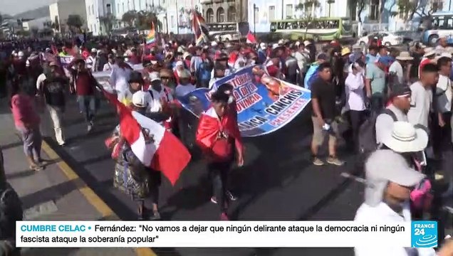 Presidenta de Perú Dina Boluarte hizo un llamado a la tregua con los manifestantes