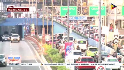 Kasalukuyang sitwasyon ng trapiko sa mga pangunahing kalsada sa Metro Manila