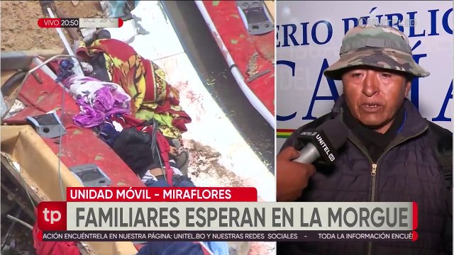 Accidente en Patacamaya: Piden que empresa de bus se haga cargo de los gastos funerarios