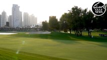 The hardest hole on the Majlis, Emirates Golf Club, Dubai