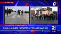 Protestas en Ica: Policía intenta despejar la Panamericana Sur y se enfrenta a manifestantes