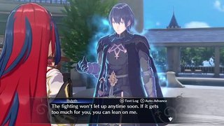 Fire Emblem Engage - Chapter 15 The Somniel: Alear Talks To Byleth Bond Level 5 and Fights Ike Gameplay