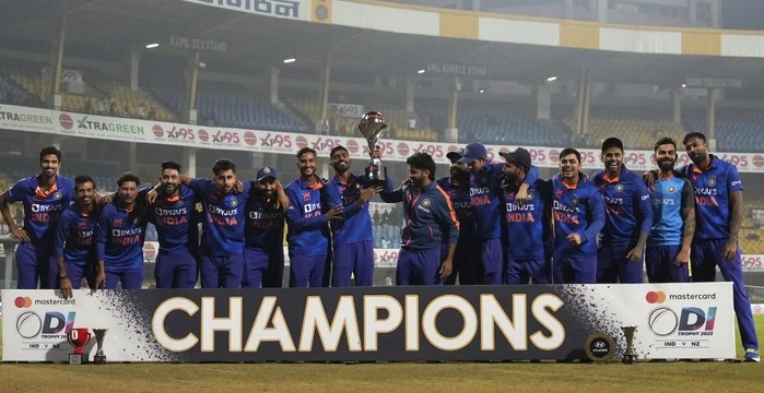 न्यूजीलैंड पर सीरीज वाइटवाश के बाद भारतीय टीम आईसीसी वनडे रैंकिंग्स में टॉप पर