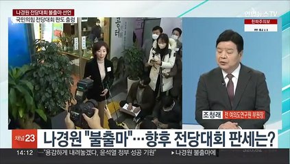 [뉴스현장] 나경원, '불출마 선언'…향후 전당대회 판세는?