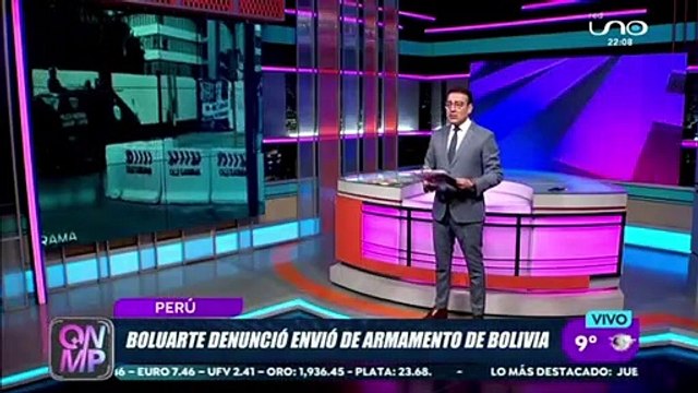 Dina Boluarte, presidenta de Perú, denunció un presunto ingreso de armamento y municiones a su país desde Bolivia