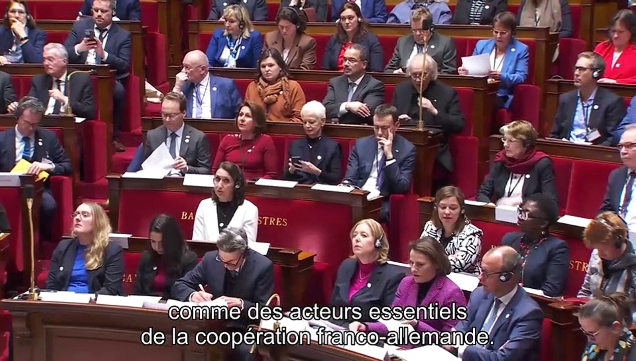 60ème anniversaire de la signature du Traité de l’Élysée - Discours de Yaël Braun-Pivet à l'Assemblée nationale - Dimanche 22 janvier 2023