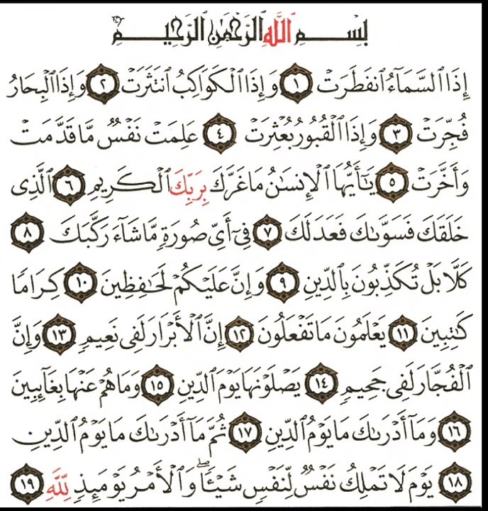 Surat Al-'Infitar (The Cleaving) | Mishary Rashid Alafasy | مشاري بن راشد العفاسي | سورة الإنفطار