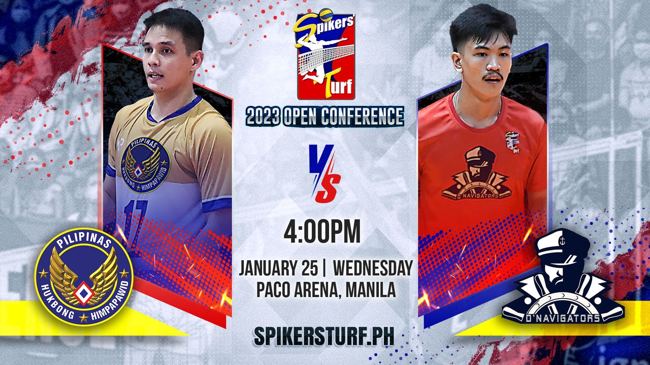 GAME 1 JANUARY 25, 2023 |  PHILIPPINE AIRFORCE vs D' NAVIGATORS ILOILO | 2023 SPIKERS' TURF OPEN CONFERENCE