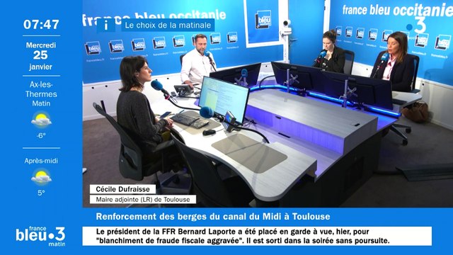 Des berges du canal du Midi menacent de s'effondrer à Toulouse