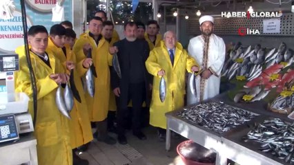 Balıkçılar toplanıp kar yağışı için dua etti