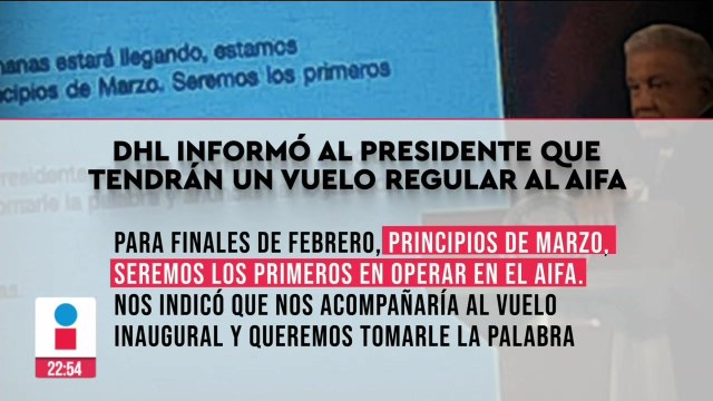 DHL será la primera empresa de transporte de carga en operar en AIFA