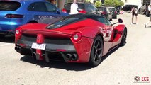 Ferrari LaFerrari - Start Up- Revs - Driving in Monaco -