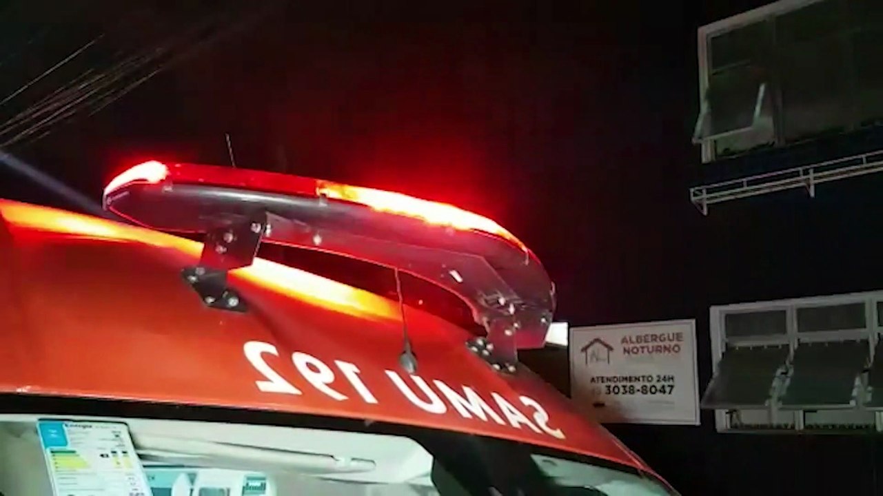 Com pós operatório de facada, homem entra em surto e passa mal no Albergue Noturno