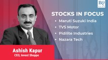 Stocks In Focus: Maruti, TVS Motor, Pidilite, Nazara Tech & More
