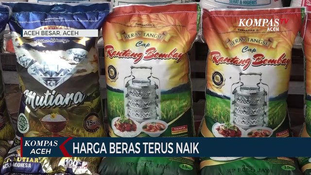 Harga Beras di Aceh Besar Terus Naik