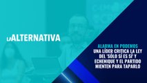Alarma en Podemos: una líder critica la Ley del 'Sólo sí es sí' y Echenique y el partido mienten para taparlo
