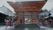 Kyoto sotto un manto di neve, ondata di freddo in Giappone