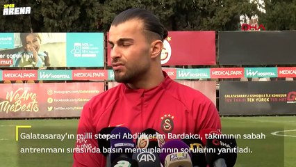 Abdülkerim Bardakcı: "Sene başından beri tek odaklandığımız şey şampiyonluk"
