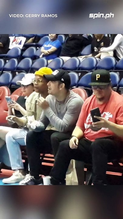 Celebrity-athlete Gerald Anderson is also here at the Big Dome
