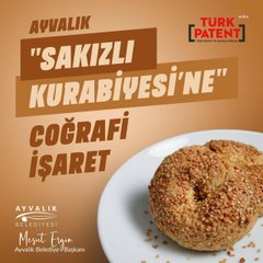 Ayvalık'ın Sakızlı Kurabiyesine Coğrafi İşaret