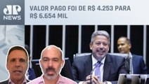 Capez e Schelp analisam sobre Lira aumentar o valor do auxílio-moradia para deputados