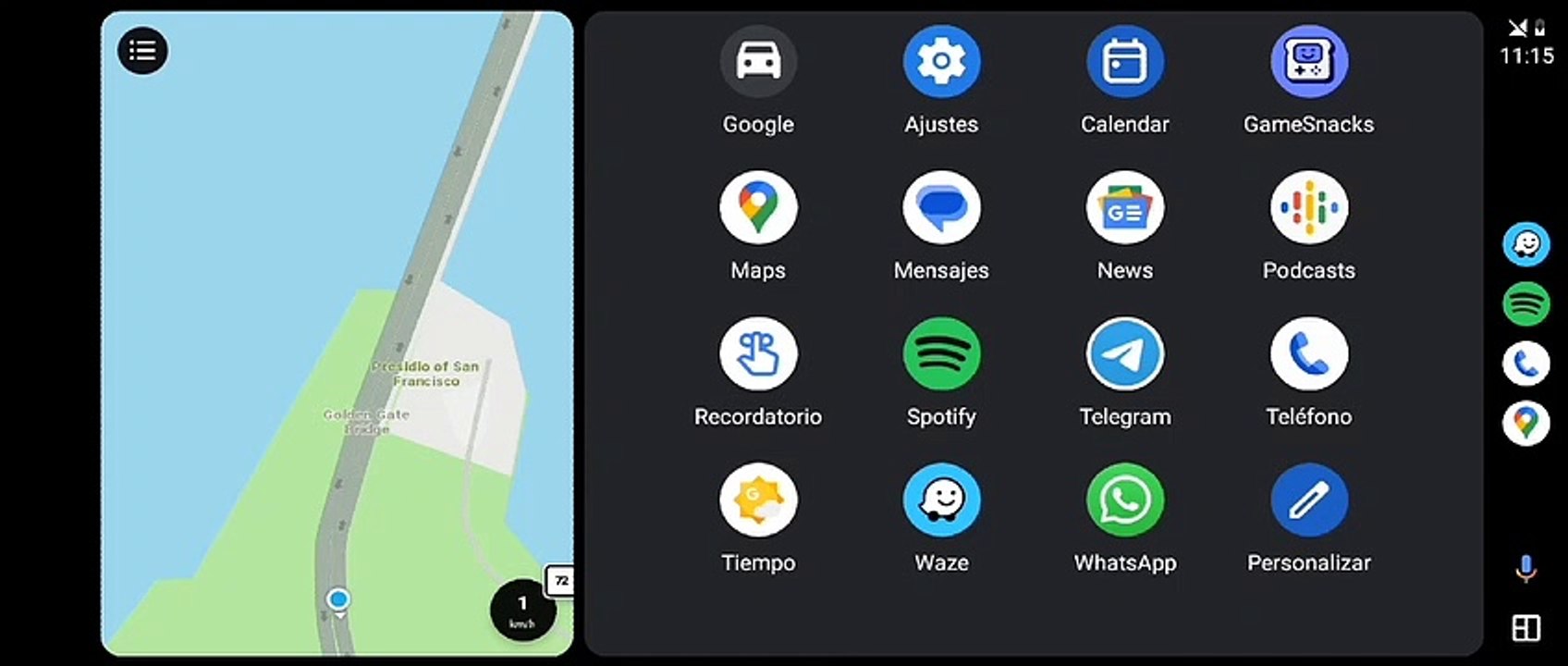 Android Auto Coolwalk en Waze