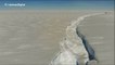 Un iceberg gigante del tamaño de Londres se desprende de la Antártida de forma natural