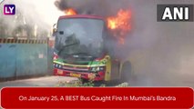 Mumbai: BEST Bus Catches Fire In Bandra; No Casualties Reported